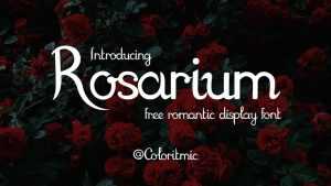 Rosarium Font › Fontesk
