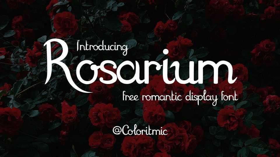 Rosarium Font › Fontesk