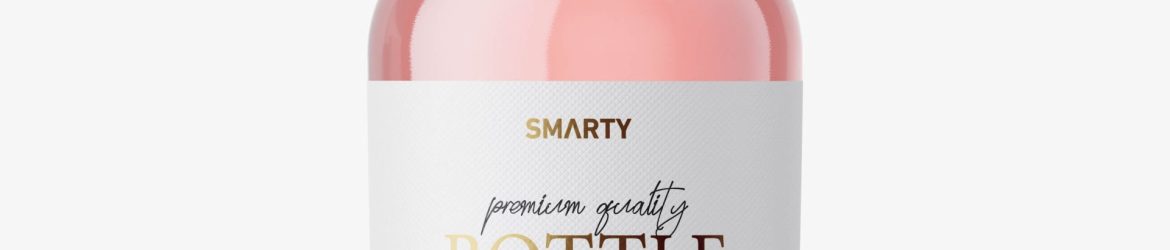 Rose bottle mockup Rose bottle mockup