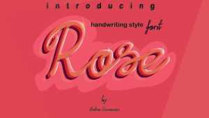 Rose Font › Fontesk