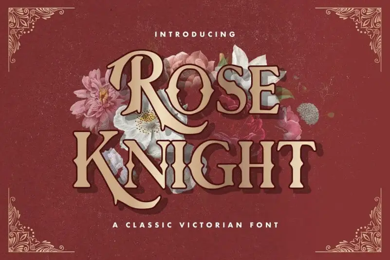 Rose Knight Display Font