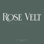 Rose Velt Font - Fonte Grátis Rose Velt Font
