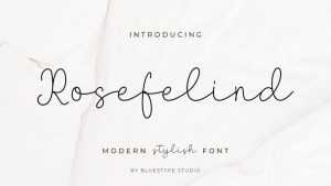 Rosefelind Font › Fontesk