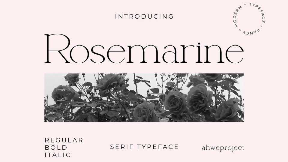 Rosemarine Font › Fontesk