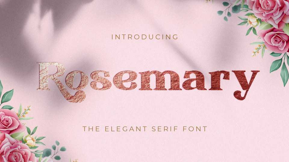 Rosemary Font › Fontesk