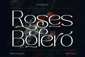 Roses Bolero Sans Serif Font