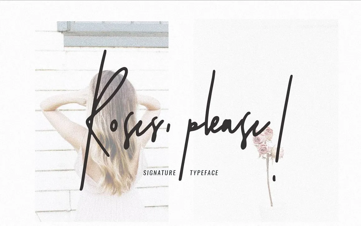 Roses, Please! Script Font