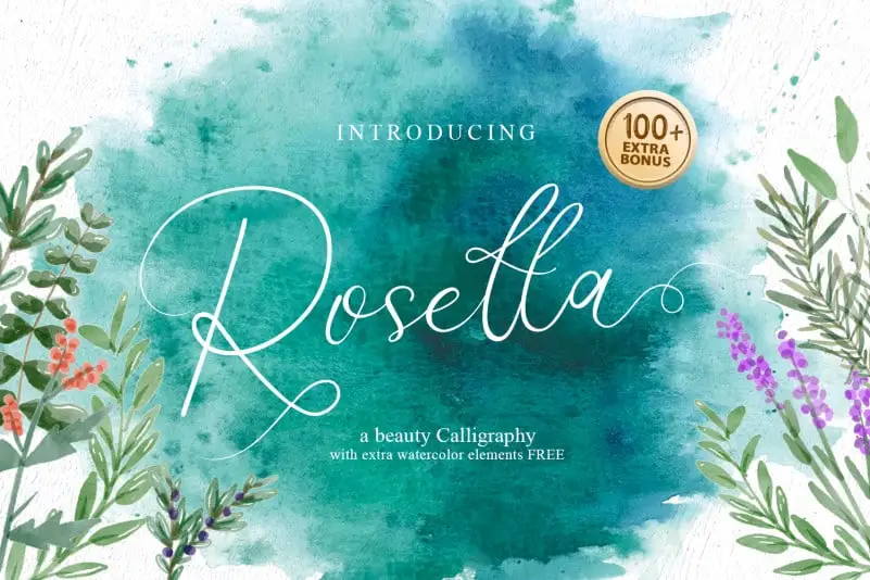 Rosetta Calligraphy Font