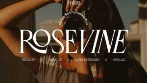 Rosevine Font › Fontesk