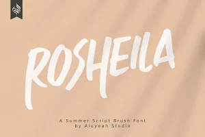 Rosheila Brush Font