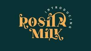 Rosita Milk Font › Fontesk