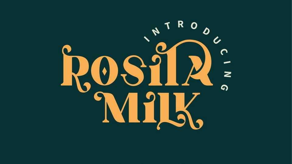 Rosita Milk Font › Fontesk