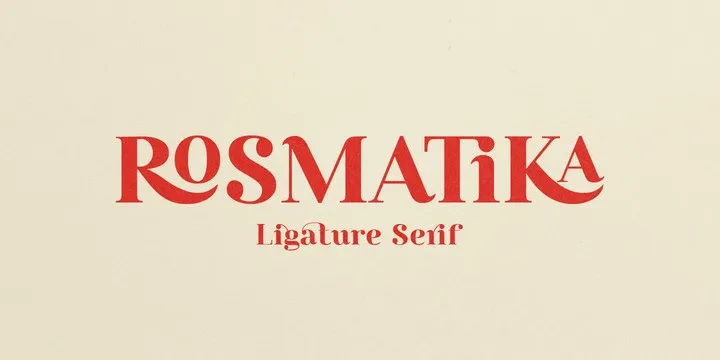 Rosmatika Serif Font Family