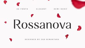 Rossanova Font Family › Fontesk