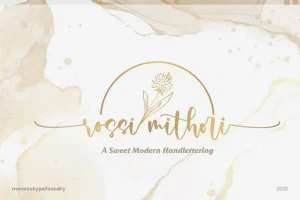 Rossi Mithori Calligraphy Font