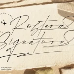 Rostera Signature Font