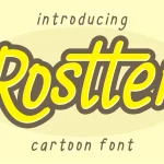 Rostter Display Font