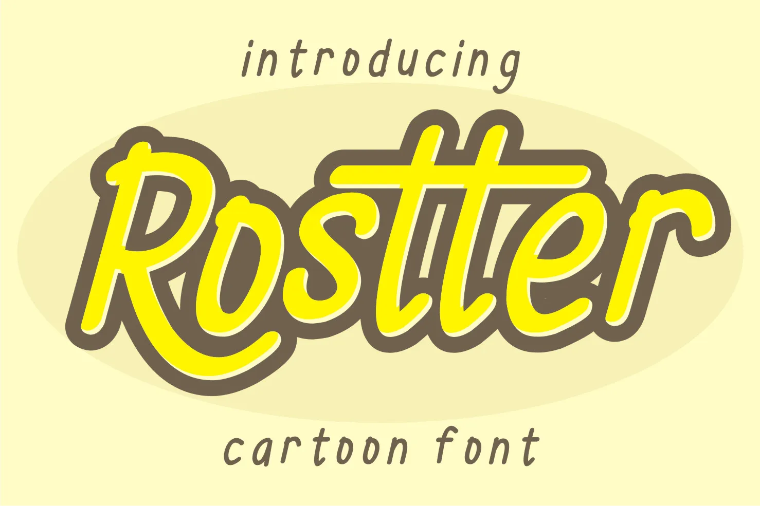 Rostter Display Font
