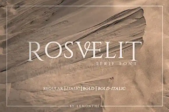 Rosvelit Serif Font