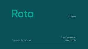 Rota Font Family › Fontesk