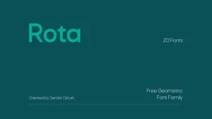 Rota Sans Serif Font Family