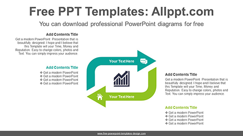 Rotating Arrows PowerPoint Diagram