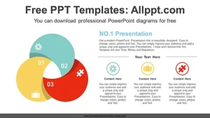 Rotating Semicircle PowerPoint Diagram Template