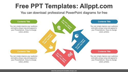 Rotation Arrows PowerPoint Diagram