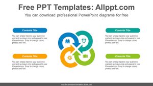 Rotation Doughnut Arrow PowerPoint Diagram