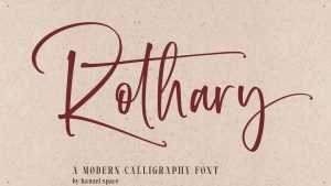 Rothary Font › Fontesk