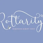Rottarity Feminine Script Font