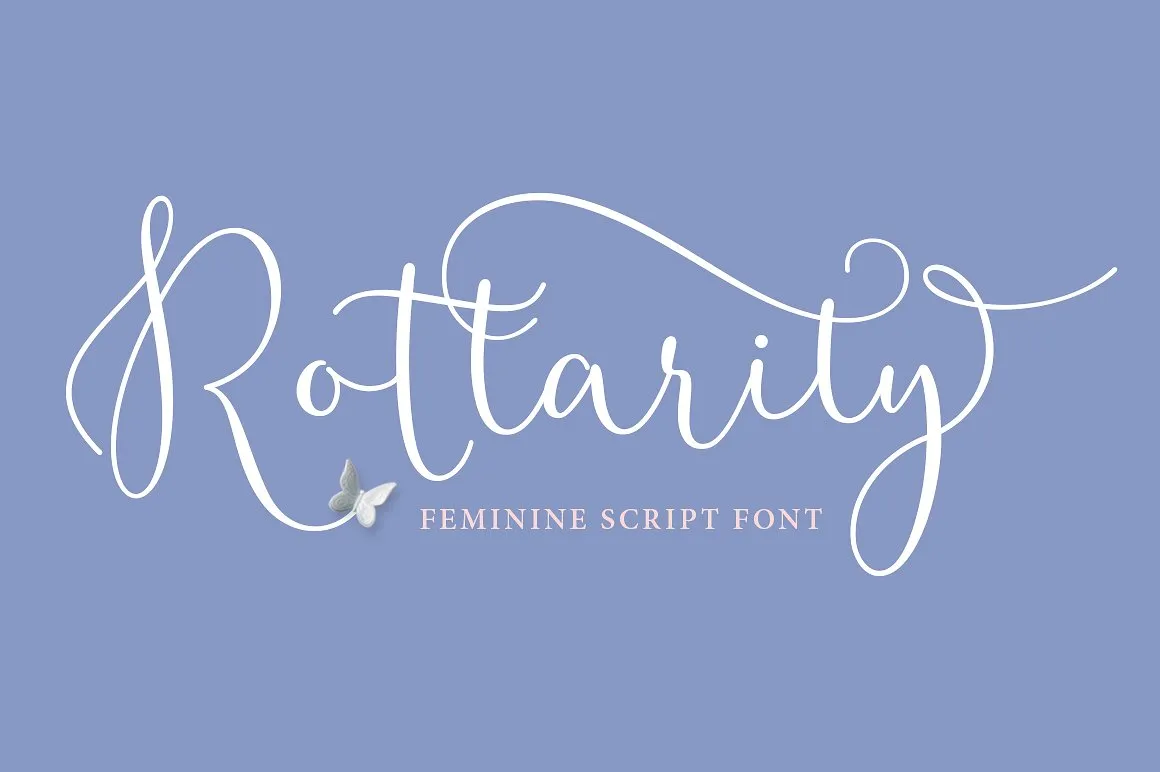 Rottarity Feminine Script Font