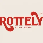 Rottely Display Font