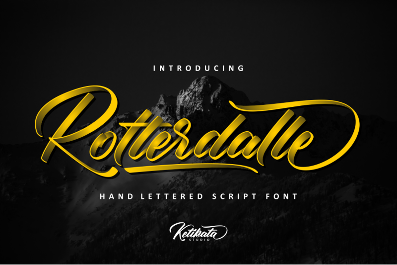 Rotterdalle Script Font