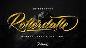 Rotterdalle Script › Fontesk