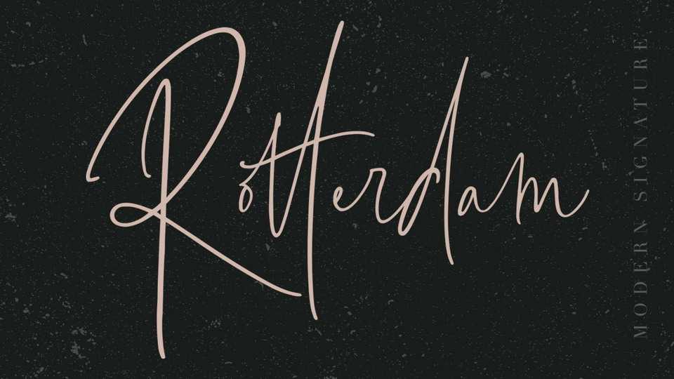 Rotterdam Script Font › Fontesk