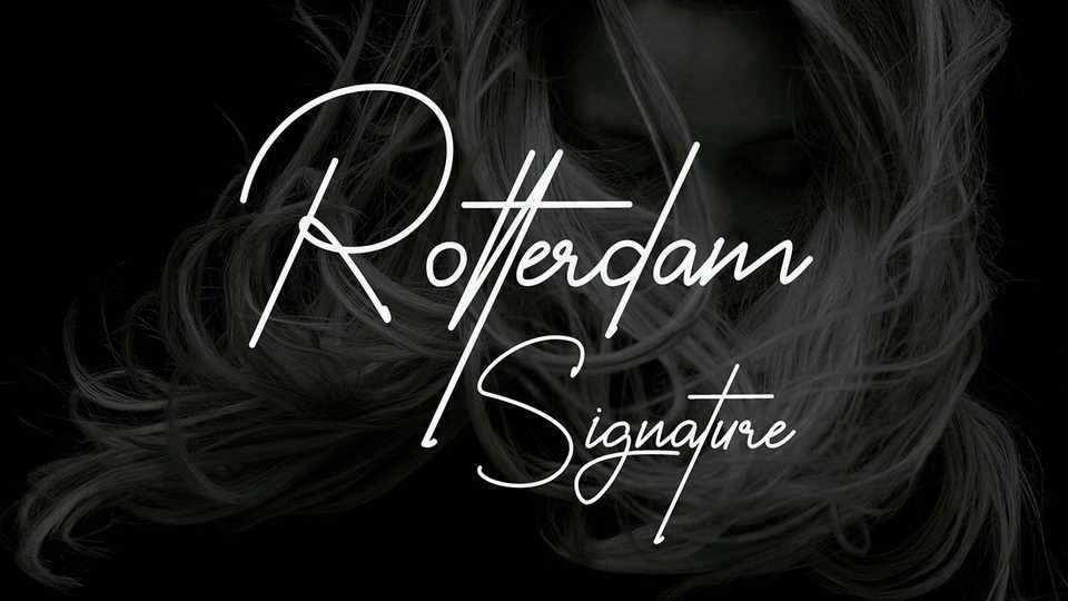 Rotterdam Signature Script Font › Fontesk
