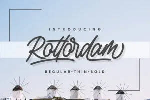 Rottordam Script Font