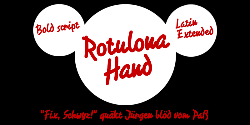 Rotulona Hand Font