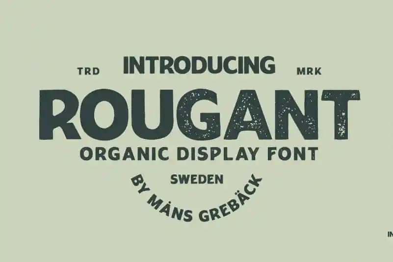 Rougant Display Font