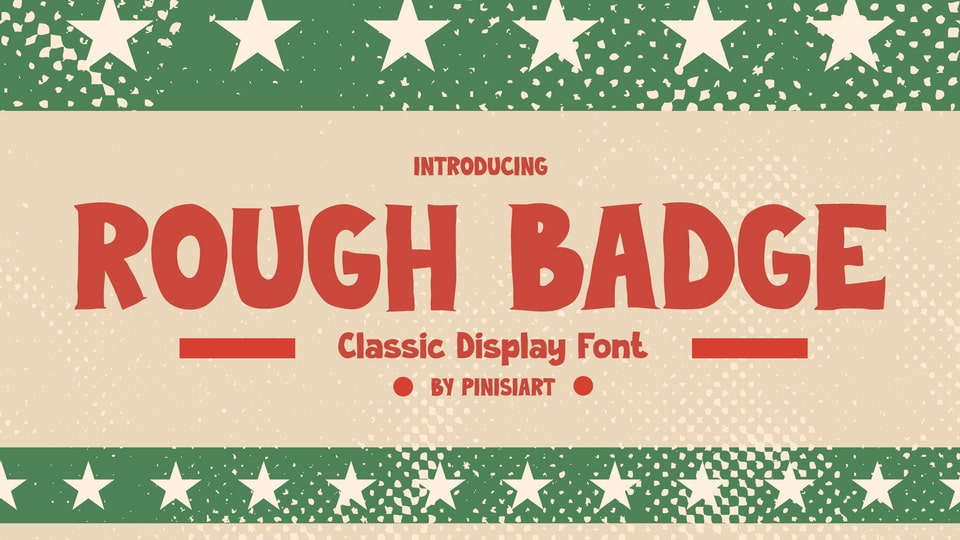 Rough Badge Font › Fontesk