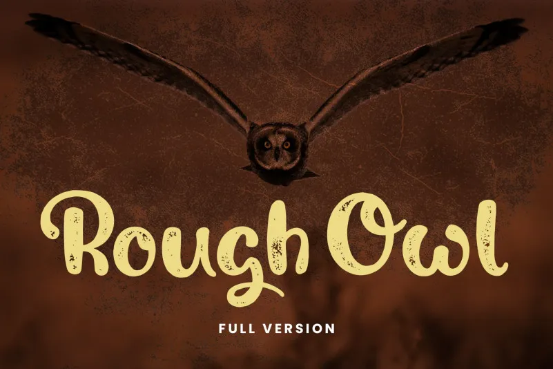 Rough Owl Font