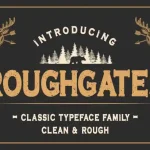 Roughgates Display Font