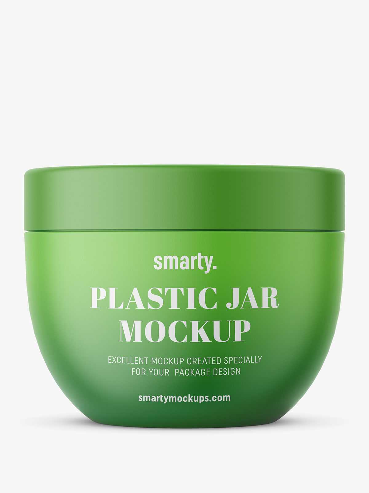 Round jar mockup