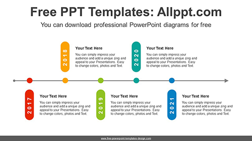 Rounded Text Box PowerPoint Diagram