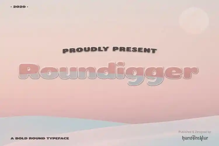 Roundigger Sans Serif Font