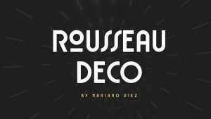 Rousseau Deco Font › Fontesk