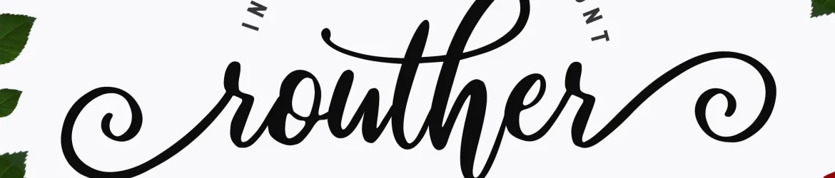 Routher Script Font