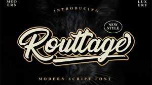 Routtage Font › Fontesk