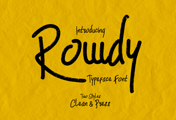 Rowdy Typeface